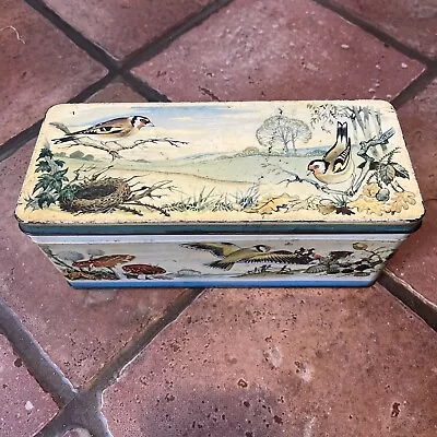 W & R Jacob & Co (L’pool) Ltd Biscuit Tin English Birds And Countryside • £3