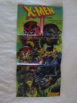 X-Men Mutant Apocalypse (SNES) Super Nintendo Power Poster 1994 Capcom RARE • $12.95