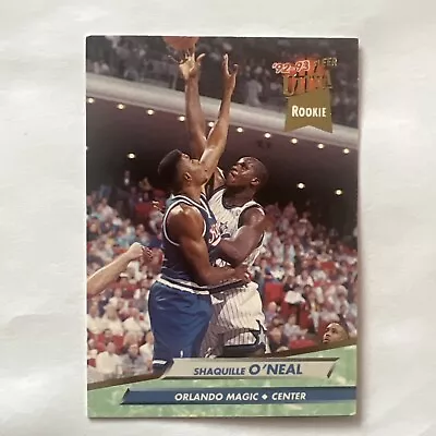 92-93 Fleer Ultra Shaquille O’Neal Rookie #328 Orlando Magic Card Shaq RC • $0.99