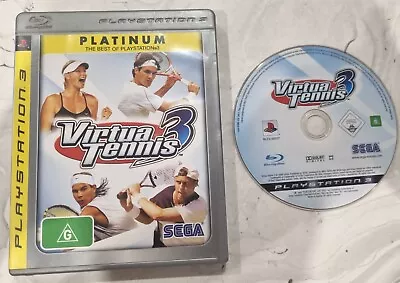 $6.94 • Buy Virtua Tennis 2009 PS3 Sony PlayStation 3 Video Game With Manual Region 4 SEGA