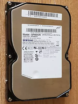 Samsung Spinpoint P80 SP0842N 80Gb IDE PATA 7200rpm Hard Drive • £33.90