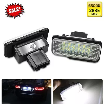 LED License Plate Lights Lamp For Mercedes Benz W203 W211 2001-07 Accessories • $13.25