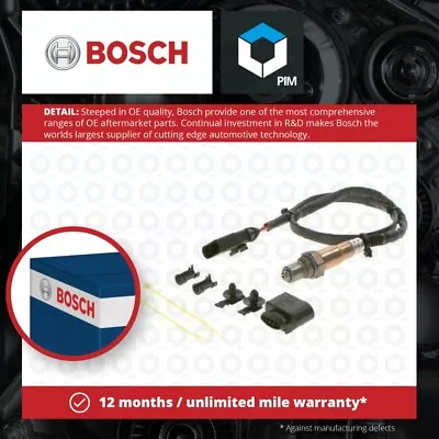 Lambda Sensor Fits AUDI A4 B8 B9 2.0 Pre Cat 13 To 19 Oxygen Bosch 06L906262E • £94.19