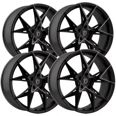 (Set Of 4) Defy D11 19x8.5 5x112 +35mm Gloss Black Wheels Rims 19  Inch • $811.96