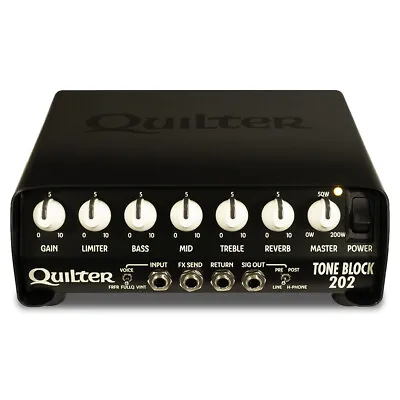 Quilter Labs Tone Block Tb202-200 W Head - All Analogue • $1199