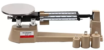 Triple Beam Balance Mechanical Lab Scale 2610g/0.1g W/ Stainless Steel Weighing • $71