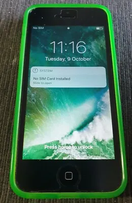 Apple IPhone 5c - 32GB - Green A1529 • $150