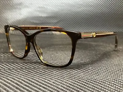 GUCCI GG0532ON 002 Havana Square 54 Mm Women's Eyeglasses • $166.05