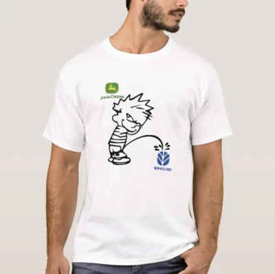 £11.90 • Buy John Deere Piss New Holland Gift T-Shirt Unisex 128231T