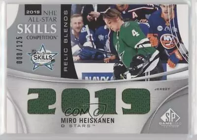 2019-20 Upper Deck SP Game Used All-Star Skills Relic Blends /125 Miro Heiskanen • $3.99