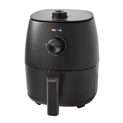 2.2 Quart Compact Mini Non-Stick Air Fryer Dishwasher Safe 1150W Black • $24.88