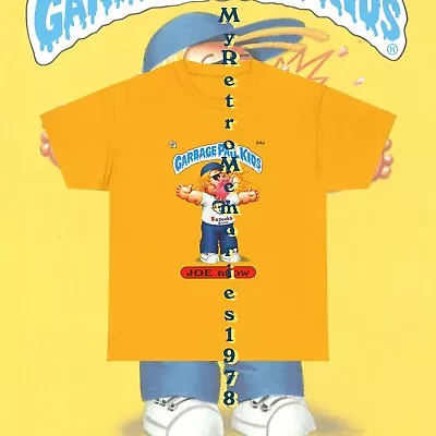 NEW Garbage Pail Kids GPK Joe Blow Or Rod Wad T-Shirt S-3XL Yellow Free S&H • $21.99