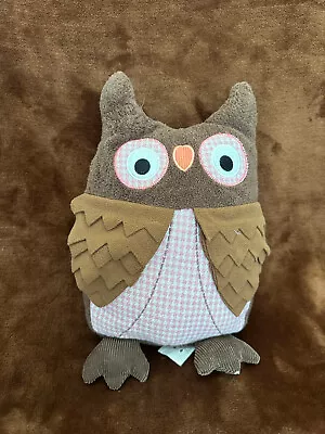 Toys R Us Owl Plush Geoffrey Baby Brown Pink Animal Bird Soft Toy • £17.50