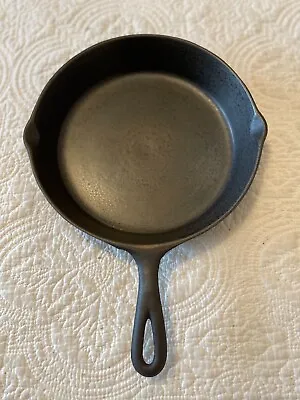 Lodge # 7 Rare 3 Notch SKILLET Vintage Cast Iron Heat Ring Mold Mark V Restored • $63