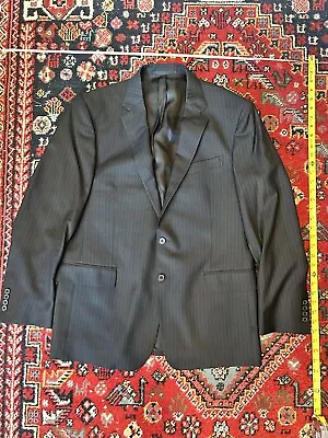 Ralph Lauren Purple Label Pinstripe Sport Coat 44R Grey • $850