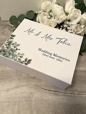 Wedding Keepsake Box Personalisedwedding Memory Box • £14.50