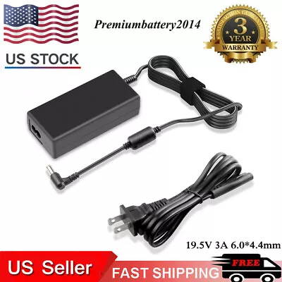 $11.49 • Buy 60W 19.5V Laptop Notebook AC Power Supply Cord Adapter Charger FOR SONY Vaio US