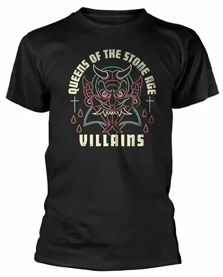 Official Queens Of The Stone Age Villains Mens Black T Shirt QOTSA Classic Tee • £14.50