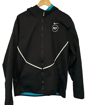 Nike N7 Men's Hooded Fleece Lined Jacket - Size Large Black • $18.71
