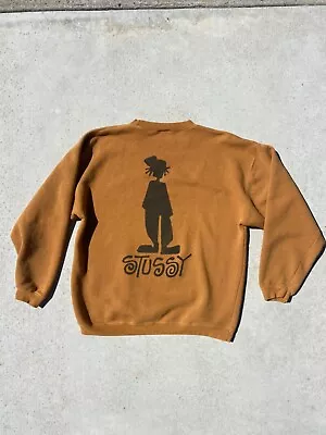 Vintage 80s - 90s Stussy Sweater With Basquiat Character Design  Size Large • $66