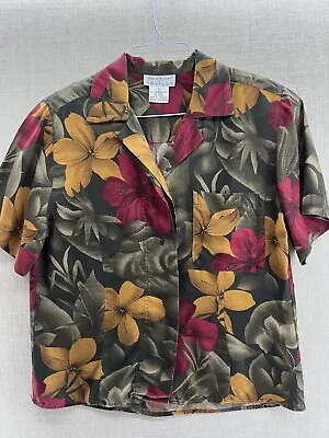 £13.50 • Buy Holiday Summer Short Sleeve Boho Aloha Tropical Funky Print Shirt Blouse In 10