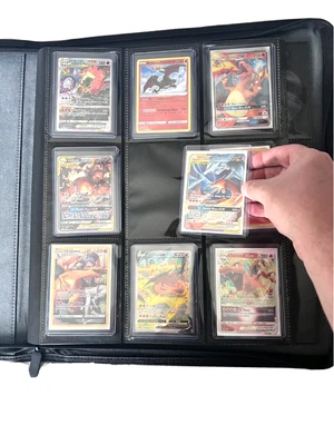 $49.99 • Buy Black PU Leather Toploader Binder, Holds 216 Toploaded Pokemon / MTG Cards!