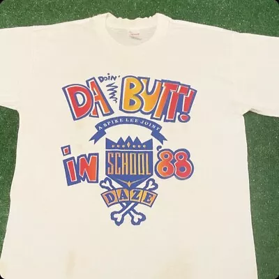 Vintage 80s 90s Spike Lee School Daze Doin Da Butt 1988 VTG Rap Tee Shirt XL • $499.99