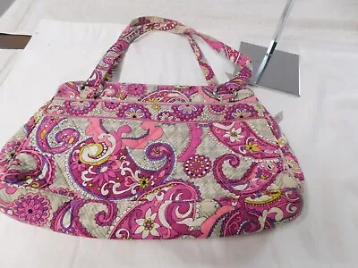 Vera Bradley Handbag Purse Paisley Meets Plaid GUC • $6.89