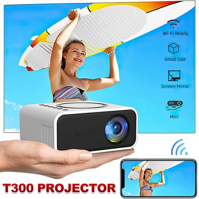 $56.99 • Buy Portable LED Mini Projector For Iphone Adroid Phones Support 1080P Video