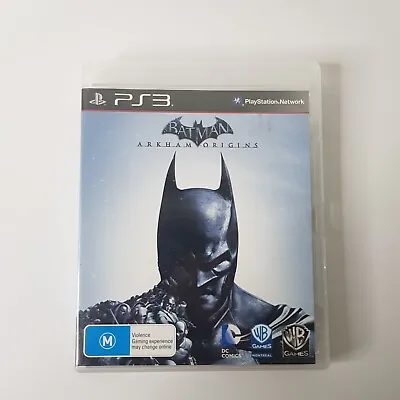 Batman Arkham Origins PS3 Videogame Warner Bros DC Comics Action Adventure • $19.95