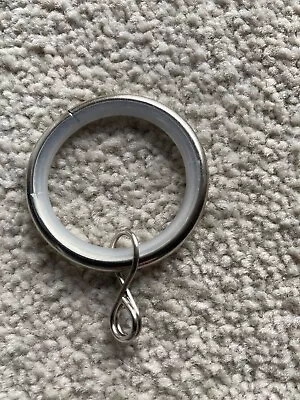 John Lewis Curtain Rings X 20 - Silver • £2