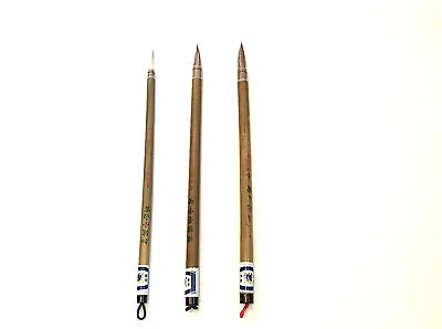 Chinese/Japanese Calligraphy Writing Painting Brushes (SML) With Rest/Stand • £6.50