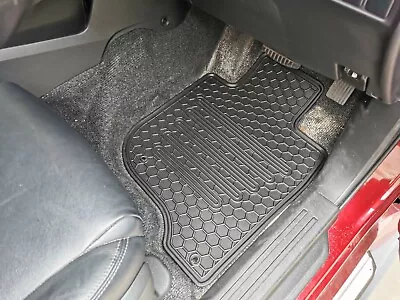 $89.95 • Buy Rugged Rubber Floor Mats Tailored For Mitsubishi Pajero Sport 2015-22 OEM Shape 