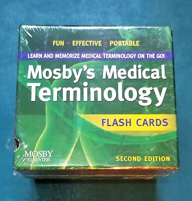 Mosby's Medical Terminology Flash Cards English & Spanish 2nd Edition Study New • $14.99