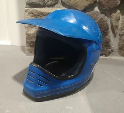 Vintage HJC FG1 MOTOCROSS HELMET  Motorcycle - Like Darth Vader Simpson Bandit • $44.99