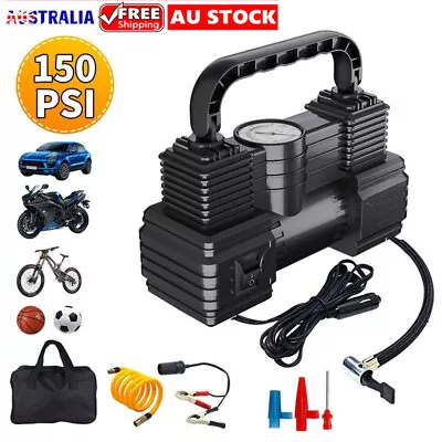 Portable 12V Car Air Compressor Tire Pump Tyre Inflator Auto 150 PSI HEAVY DUTY • $27.99