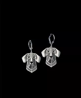 Wire Haired Dachshund Silver Earrings Animal Dog Canine Gifts • $8.99