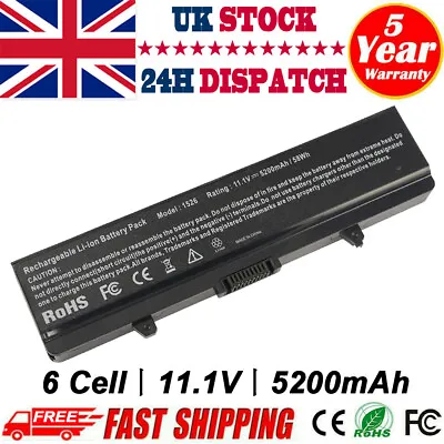 £14.49 • Buy GW240 X284G 6 Cell Battery For Dell Inspiron Fits: 1525 1526 1440 1545 1546 1750