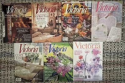 7 Vintage Victoria Romantic Home Magazines 1995-2002 • $24