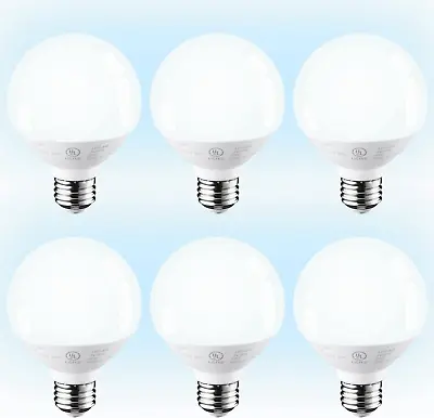 Vanity Globe Light Bulbs G25 LED For Bathroom Mirror 6W Equivalent UL • $33.88