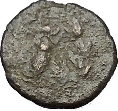 EPESUS Ephesos IONIA 50BC Bee In Wreath Stag Authentic Ancient Greek Coin I49805 • $50