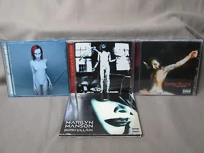 Lot Of 4 Marilyn Manson CD's - Born Villain / Hollywood / Mechanical Animals • $25.99