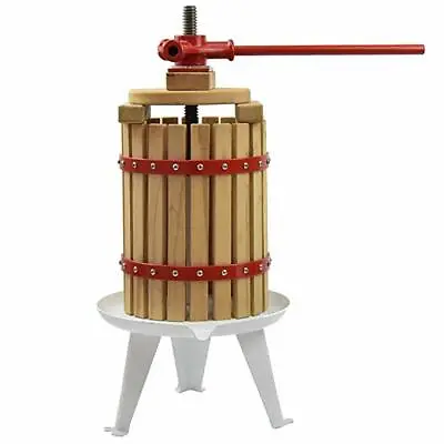 $96.99 • Buy Press Fruit Wine Iron Vintage Original Wood Juicer Grape Wooden Apple Cider Beer