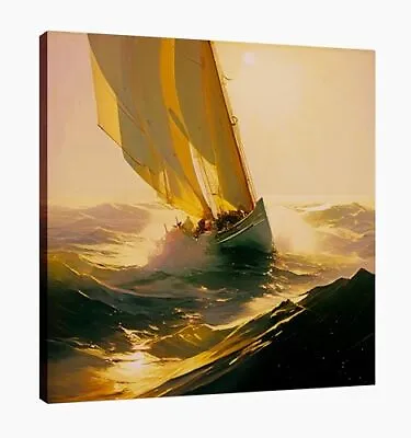 Mediterranean Light - Printed Canvas Wall Art Joaquin Sorolla's Painting  • $37.39