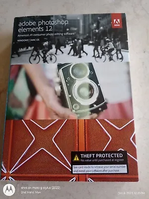 New Authentic/genuine 2013 Adobe Photoshop Elements 12 Windows Mac Os Software • $75.27