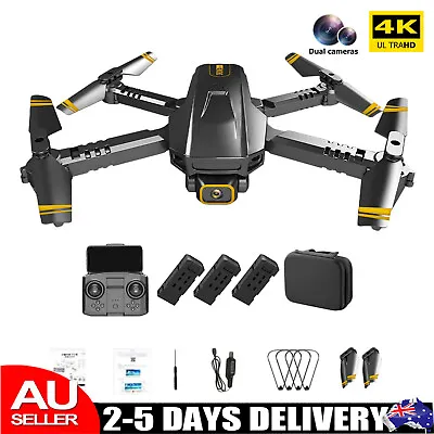 $47.82 • Buy 5G 4K GPS Mini Drone HD Camera Drones WiFi Foldable RC Quadcopter 3 Batteries