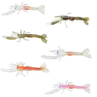 $9.95 • Buy 6 Pack Of 5.5cm Storm Wild Eye Twitching Nipper Rigged Soft Plastic Fishing Lure