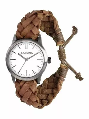 Gents Plaited Fabric Strapped Watch By Kahuna KGF 0009G • £10.56