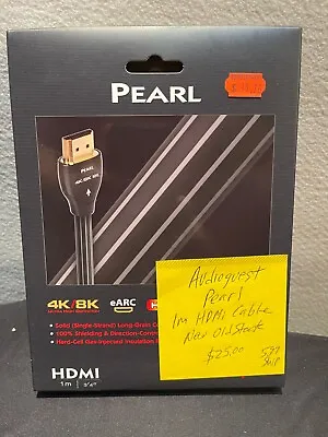 $25 • Buy AudioQuest Pearl HDMI, 1M - New