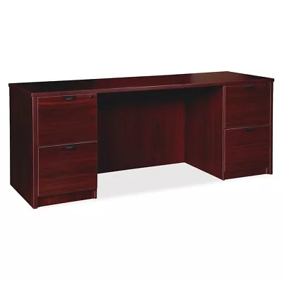 Lorell Prominence Mahogany Laminate Office Suite (pc2472my) • $1040.71